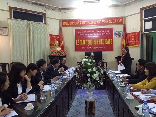 Chi cục ATVSTP tỉnh Ninh Bình triển khai kiểm tra chéo công tác bảo đảm ATTP năm 2015 tại Chi cục ATVSTP tỉnh Nam Định”  năm 2014
