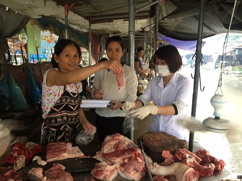 Công tác giám sát mối nguy ô nhiễm thực phẩm tỉnh Ninh Bình năm 2016”  năm 2014