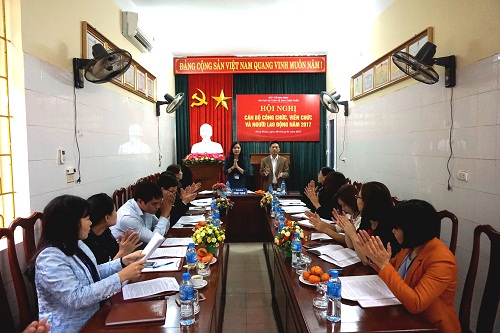 Chi cục An toàn vệ sinh thực phẩm tỉnh Ninh Bình tổ chức hội nghị cán bộ, công chức, viên chức, người lao động năm 2017”  năm 2014